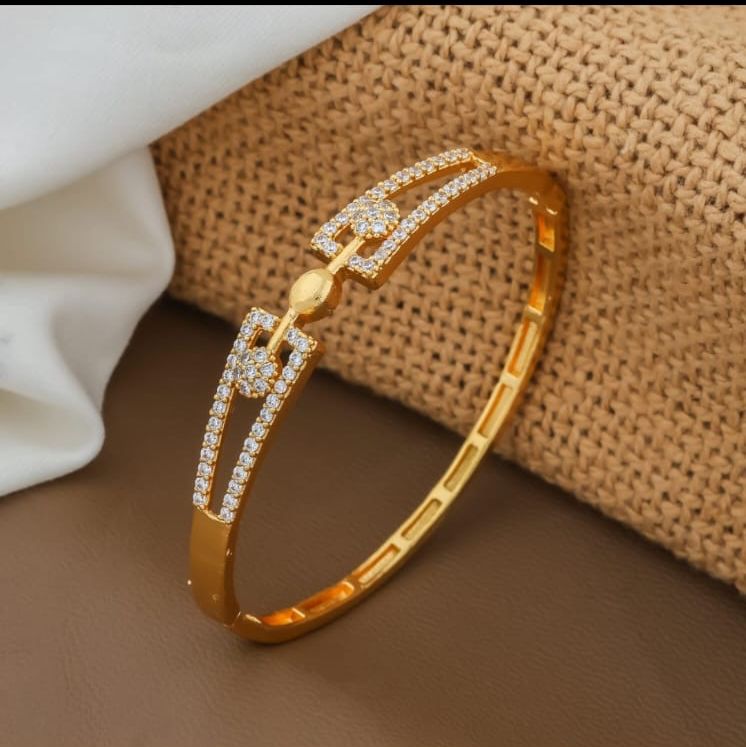 premium A.D MICRO GOLD adjustable bracelet